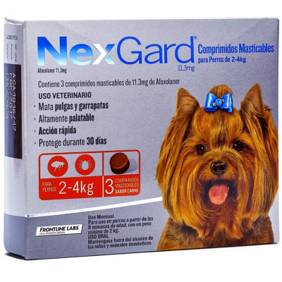 NEXGARD 2 - 4 KG. 3 COMPRIMIDOS1