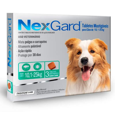 NEXGARD 10.1 - 25 KG. 3 COMP