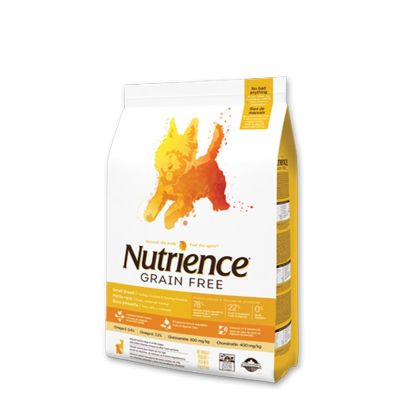 NUTRIENCE GRAIN FREE SMALL BITES PAVO/POLLO/ARENQUE