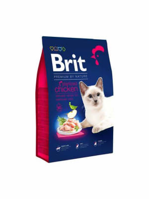 BRIT PREMIUM BY NATURE CAT STERILIZED CHICKEN 8KG