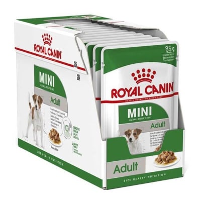 CAJA 12 UNI ROYAL CANIN MINI ADULTO POUCH