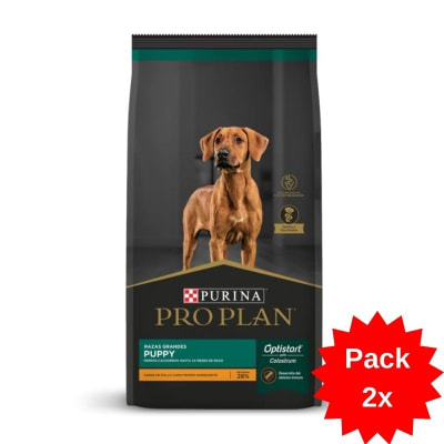 PACK 2X PRO PLAN DOG CACHORRO RAZA GRANDE 15KG