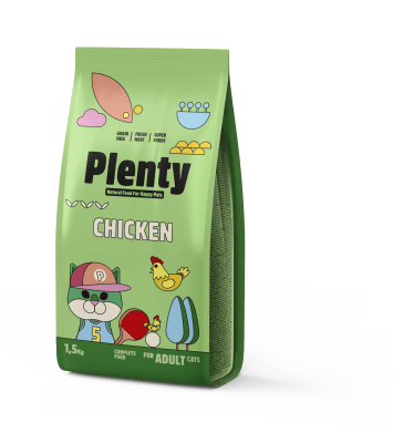 PLENTY ADULT CAT CHICKEN 1,5 KG