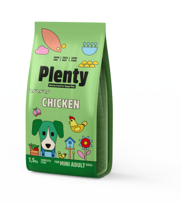 PLENTY MINI ADULT DOG CHICKEN 1,5 KG1