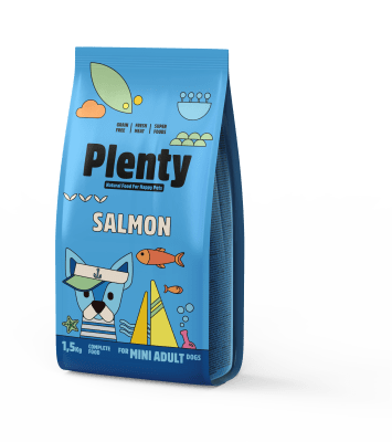 PLENTY MINI ADULT DOG SALMON 1,5 KG