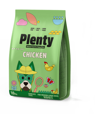 PLENTY ADULT DOG CHICKEN 10 KG1