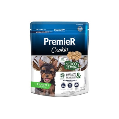 PREMIER  COOKIE CACHORROS COCO Y AVENA - PERRO 250G