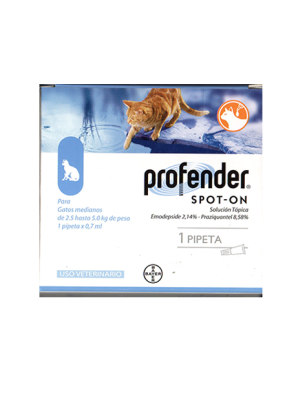 PROFENDER GATOS 2.5 - 5.0 KG
