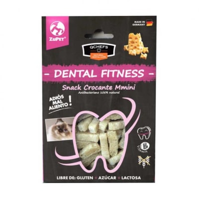 QCHEFS DENTAL SNACK CROCANTE MINI GATO (60 GR)