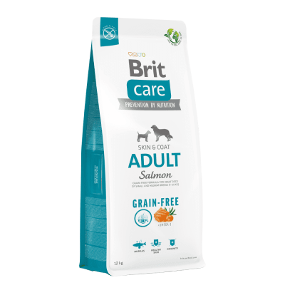 BRIT CARE GRAIN FREE ADULTO SALMON 12KG