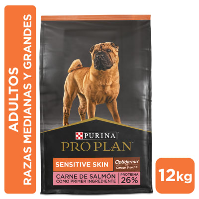 PRO PLAN DOG PIEL SENSIBLE SALMON RAZA MED/GRA 12KG