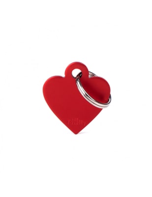 SMALL HEART ALUMINUM RED