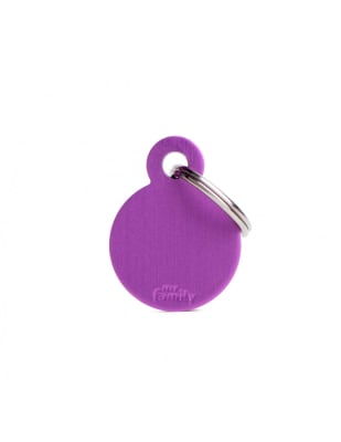 SMALL ROUND ALUMINUM PURPLE