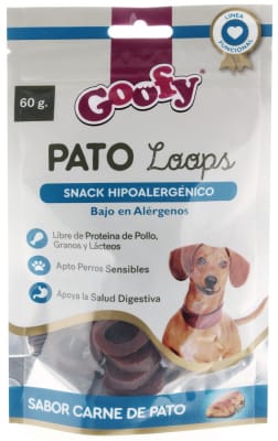 SNACKS PATO LOOPS (HIPOALARGENICO) 60GR1