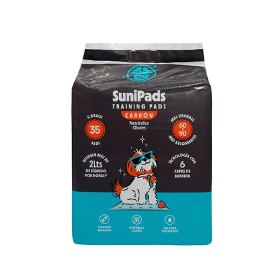 SUNIPADS SABANILLAS CARBON ACTIVADO 35 UNI 65X65