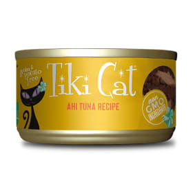 TIKI CAT HAWAIIAN GRILL AHI TUNA WET FOOD, 80 GR