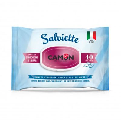 TOALLITAS PERFUMADAS CLORHEXIDINA PERRO 40 UNI