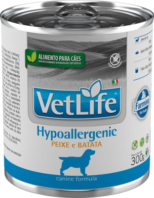 VET LIFE NATURAL DIET DOG HYPOALLERGENIC FISH & POTATO 300GR