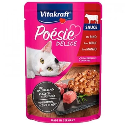 VITAKRAFT POESIE DELICE CARNE 85GR
