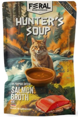 FERAL HUNTER´S SOPA GATO CARNE VACUNO / POUCH 40GR