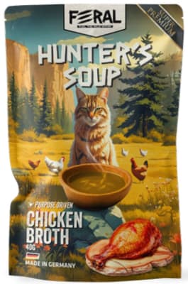 FERAL HUNTER´S SOPA GATO POLLO / POUCH 40GR1