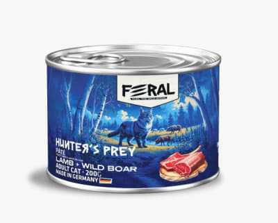 FERAL ALIMENTO HUMEDO GATO ADULTO CORDERO Y JABALÍ 200G