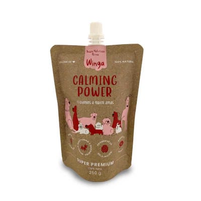 Snack Humedo Winga Calming Power 250 Gr Perros