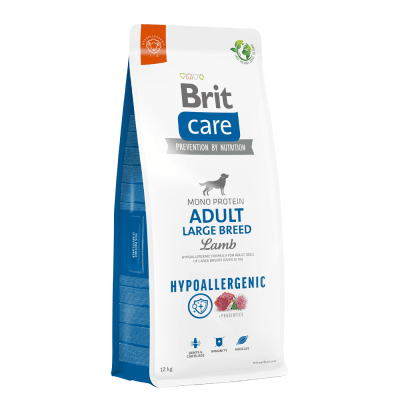 BRIT CARE DOG HYPOALLERGENIC ADULTO RAZA GRANDE CORDERO 12 KG1