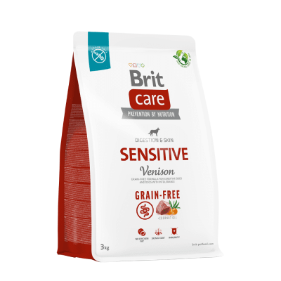 BRIT CARE DOG GRAIN-FREE SENSITIVE VENADO 3 KG