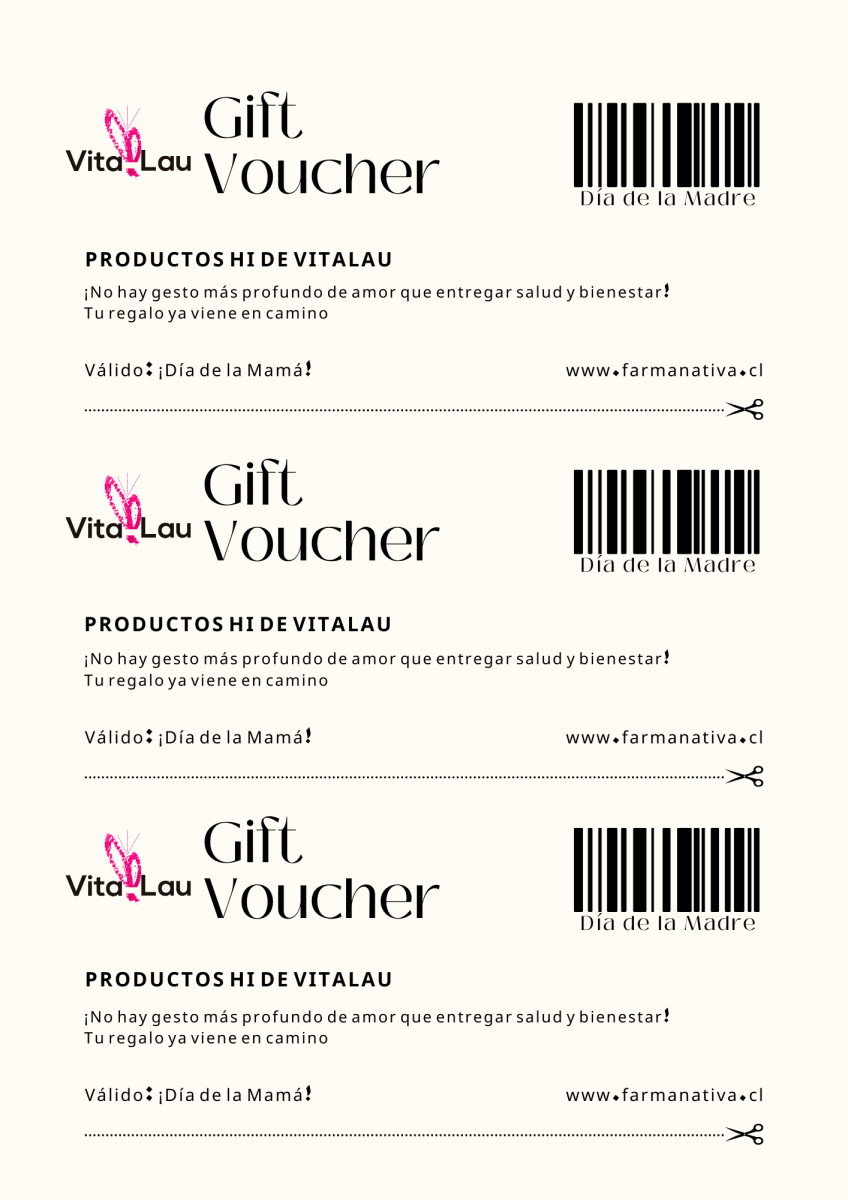 Gift Voucher Día de la Mamá - Vitalau