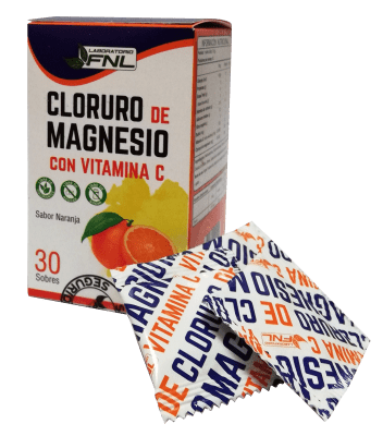 Sachet de Cloruro de Magnesio + vitamina C 