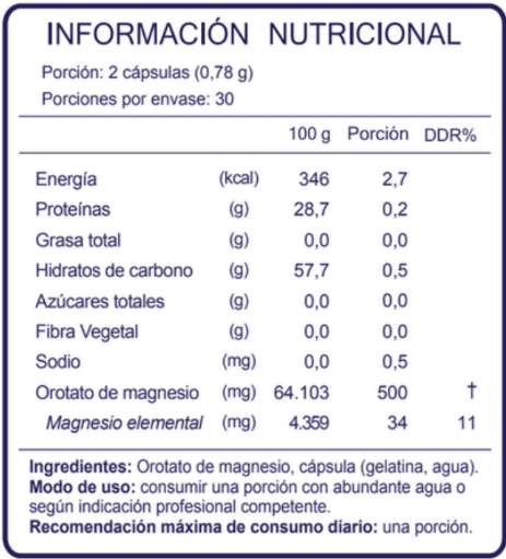 Orotato de magnesio FNL3