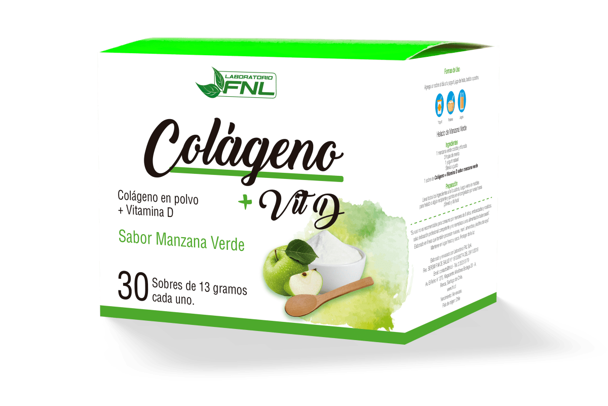 Colágeno + Vitamina D Manzana Verde1