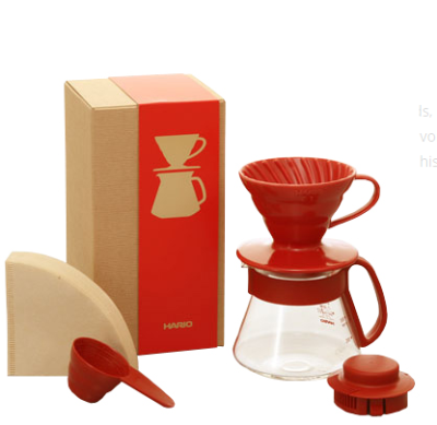 Kit Hario V60-01 y jarra de vidrio Kit Hario V60-01 y jarra de vidrio
