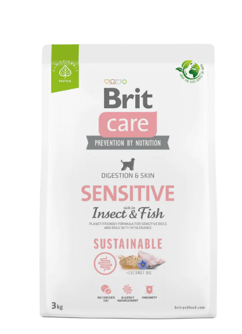 Brit care dog insect & fish sensitive 3 kg | CLÍNICA VETERINARIA PUERTO PET