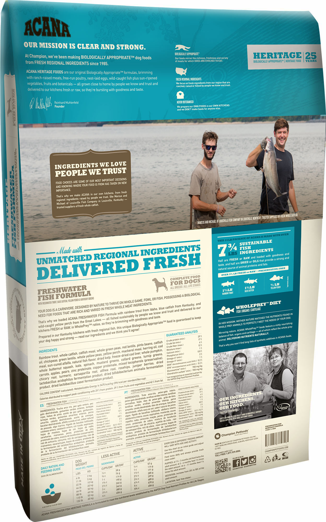 acana heritage freshwater fish