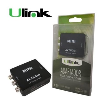 ADAPTADOR RCA A HDMI ULINK ADAPTADOR RCA A HDMI ULINK