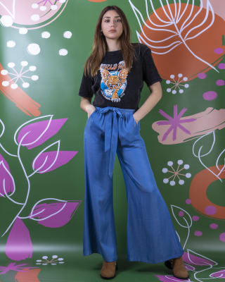 Jogging Palazzo c/Rotura | Distrito Moda