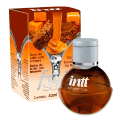 Aceite Corporal INTT Hot Sexy Dulce de Leche con Brownie 40mL
