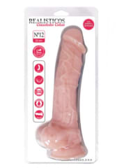 Consolador Coloso Crema Realístico Nº12