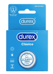 Preservativos Durex Clásico x3