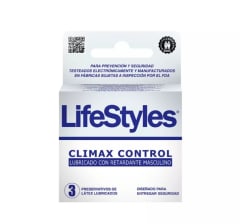 Preservativos Lifestyles Climax Control x3