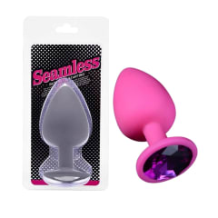 Plug Anal de Silicona Seamless Talla S con Joy