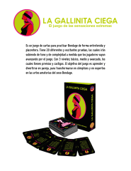 Juego de Cartas ''La Gallinita Ciega''