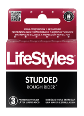 Preservativos Lifestyles Studded x3
