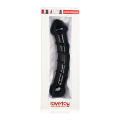 Dildo/Plug Glass Romance Lovetoy Black