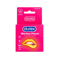 Preservativos Durex Máximo Placer x3