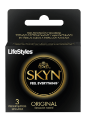 Preservativos LifeStyles Skyn Original x3