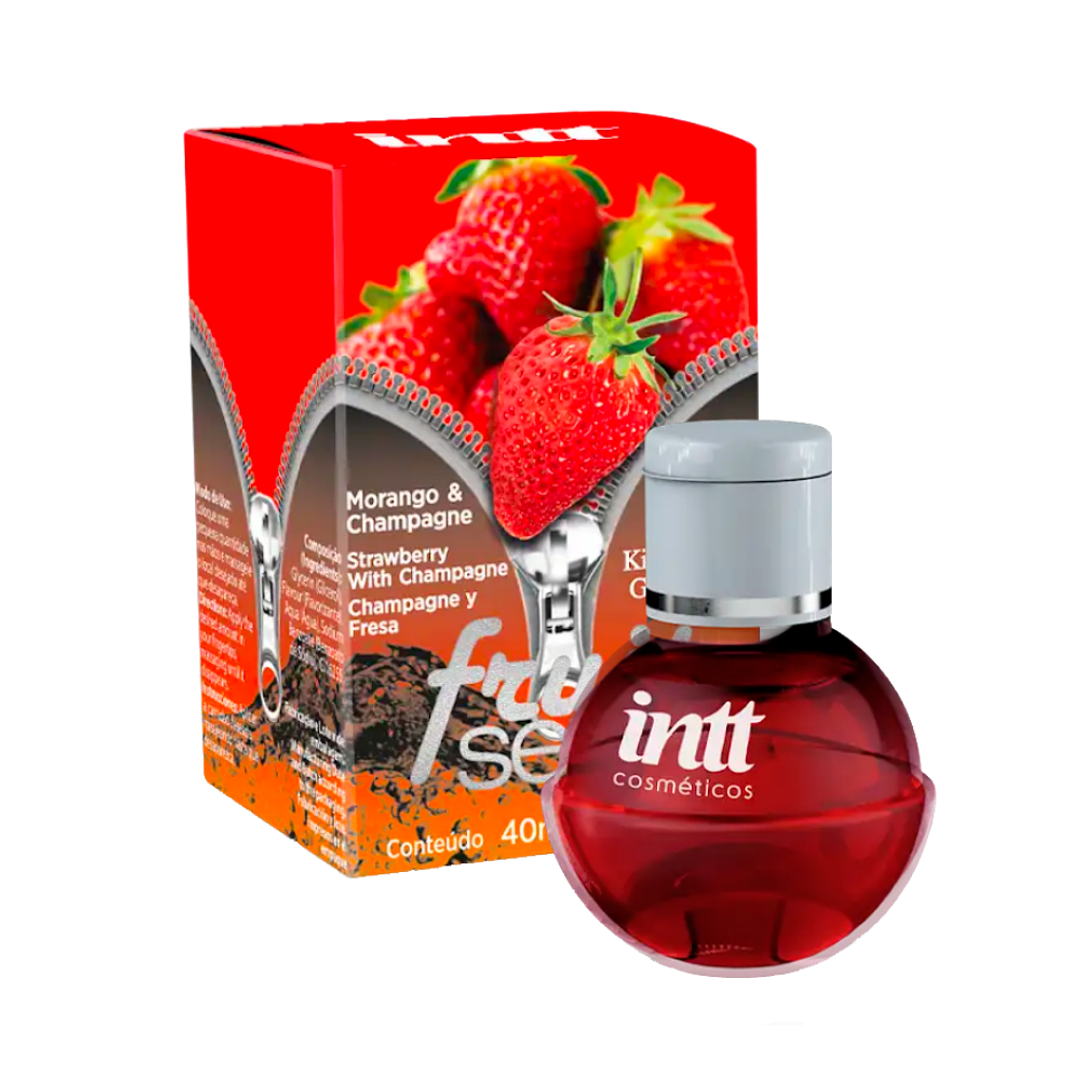 Aceite Corporal INTT Hot Sexy Frutillas al Champagne 40mL1