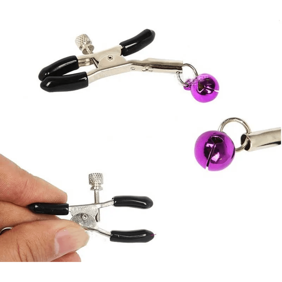 Pinzas Pezones c/cascabel2